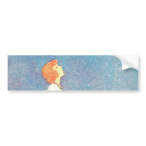 Moon wishes bumper sticker
