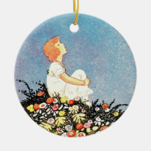 Moon wishes christmas tree ornaments