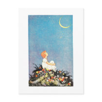 Moon wishes postcards