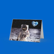 Moonage Daydream Greeting Card