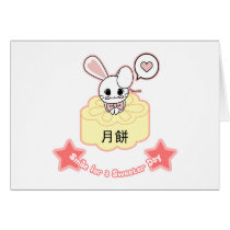 Mooncake the Bunny Card
