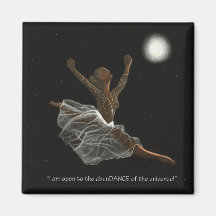 Moondance Fridge Magnet