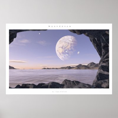 Moondance Print by inganielsen