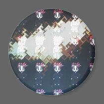 Moondial Gone Mad magnets