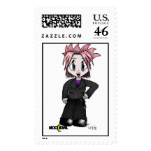 Moondial Rebel Tattoo Postage Stamp