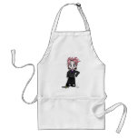 Moondial the Girl aprons