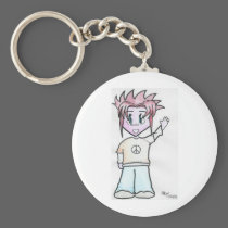 Moondial the 'Net Lover keychains