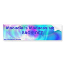 Moondial's Iced Dreaming bumper stickers