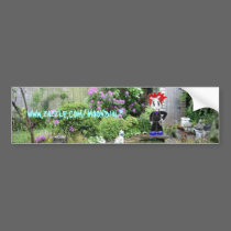 MoondialTheGirlInGarden, www.zazzle.com/moondial* bumper stickers