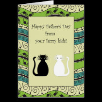 .::MoonDreams::. Happy Father's Day Cats cards