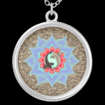 .::MoonDreams::. Koi Lotus Pebbles Mandala necklaces