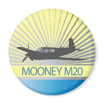 Mooney M20 Fridge Magnets