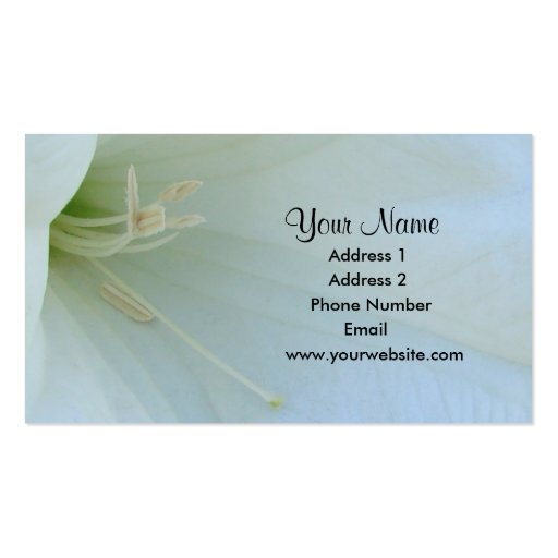 Moonflower Business Cards