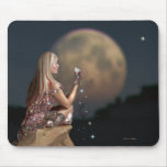 Moonflower Mouse Pad