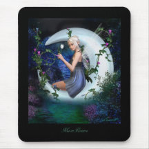 Moonflowers Mousepads