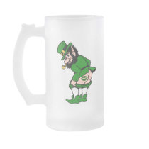 Mooning Leprechaun Mugs
