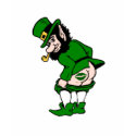 Mooning Leprechaun t-shirt
