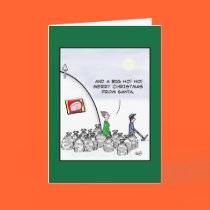 Mooning Santa cards