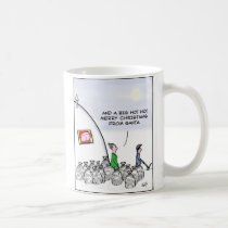 Mooning Santa mugs