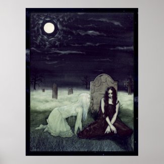 Moonlight Apparition Poster print