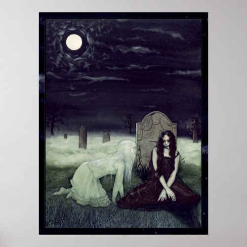 Moonlight Apparition Poster print