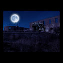 Moonlight at the ruin poster posters