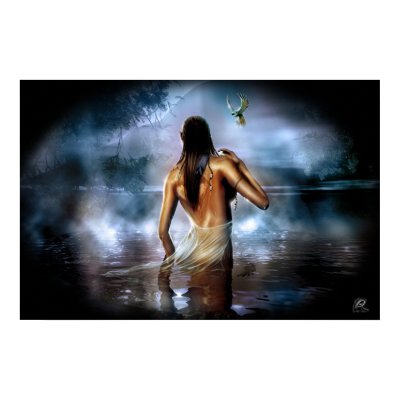 Moonlight bath posters by ToxicRavn