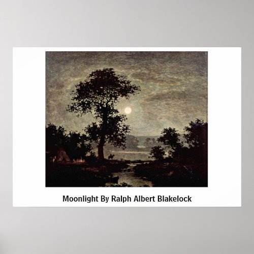 Moonlight By Ralph Albert Blakelock Print