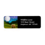 Moonlight Grizzly Bear Label