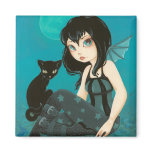 Moonlight Hijinks - goth fairy Magnet