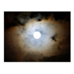 Moonlight in Mayfair. Nature's Clouds and lights Postcard