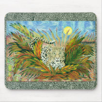 Moonlight Leopard Mousepad mousepads