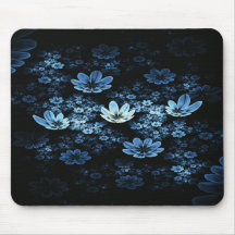 Moonlight Lillies Mouse Pad