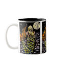 Moonlight Mermaid Mug by lynndart Moonlight Mermaid Mug