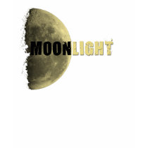 Moonlight Moon & Fleur de Lis back t-shirts by moonlitmuse Moonlight Moon & Fleur de Lis back t-shirts
