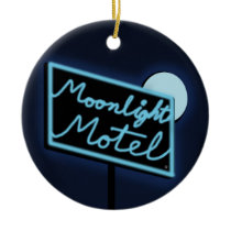 Moonlight Motel "Monty" DBL Sided Ornament ornaments