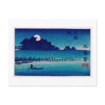 Moonlight Night, Utagawa Hiroshige postcards