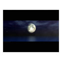 Moonlight Ocean - Widescape posters
