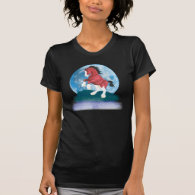 Moonlight Prancer Horse T Shirts