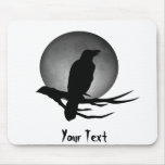 moonlight raven mouse pads