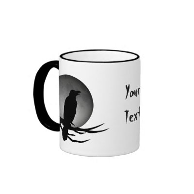 moonlight raven coffee mugs Zazzle_mug