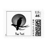 moonlight raven postage stamps