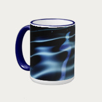Moonlight Ripples Mug by naturespaintbox Moonlight Ripples Mug