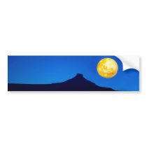 Moonlight rising bumper sticker