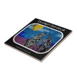 'Moonlight Romance' Ceramic Tile