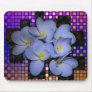 Moonlight Stardust Plumeria Weave Mouse Pads