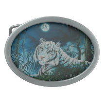 Moonlight Tiger Belt Buckles