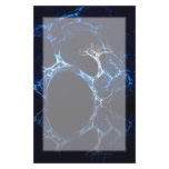 Moonlit Blue Cave Mouth, Fractal Art. Stationery Design