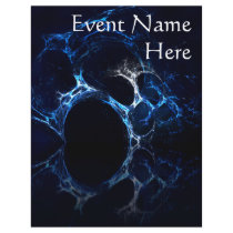 Moonlit Blue, Cave Mouth Reflection. Customizable flyers by PsyborgAli Moonlit Blue, Cave Mouth Reflection. Customizable flyers
