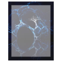 Moonlit Blue, Cave Mouth Reflection. Customizable letterhead